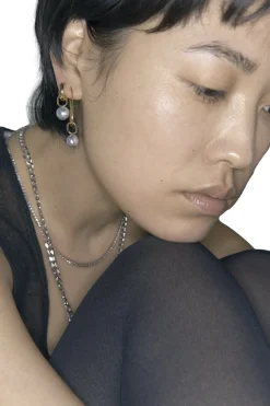 Maria Black<Maria Black Saffi Necklace 43 Silver Smykke Sølv