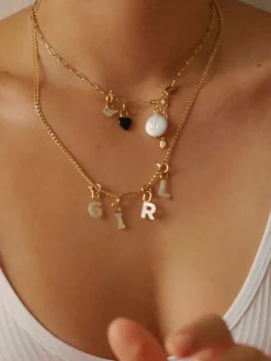 Maria Black<Maria Black Saffi Necklace 50 Smykke Gull