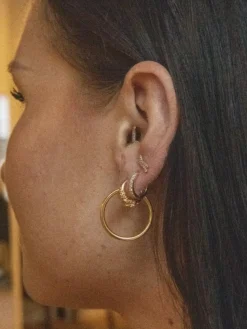 Maria Black<Maria Black Senorita 20 Hoop Øredobber Gull