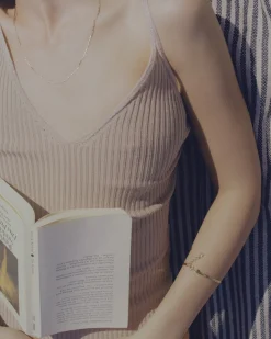 Maria Black<Maria Black Sentiero Bracelet S/M Armbånd Gull