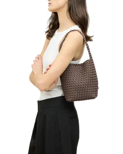 Naghedi|Veske<Naghedi Nomad Hobo Small Veske Brun Napa