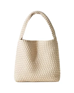 Naghedi|Veske<Naghedi Nomad Medium Hobo Veske Beige Ecru