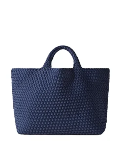 Naghedi|Veske<Naghedi St. Barths Large Tote Veske Mørkeblå Ink Blue