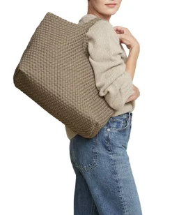 Naghedi|Veske<Naghedi St. Barths Large Tote Veske Lysebrun Cashmere