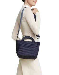 Naghedi|Veske<Naghedi St. Barths Small Tote Veske Mørkeblå Ink Blue
