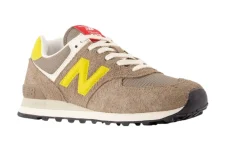 Sko<New Balance U 574 BYW Sko Brun/Gul