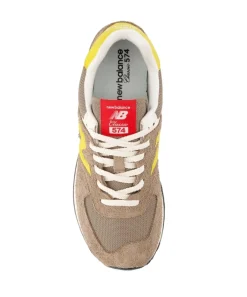 Sko<New Balance U 574 BYW Sko Brun/Gul