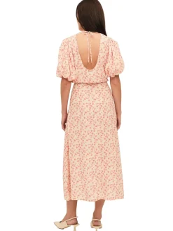 Kjole<Once Untold Athilda Dress Kjole Beige Og Rosa
