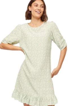 Kjole<Once Untold Ellen Dress Kjole Hvit Og Grønn