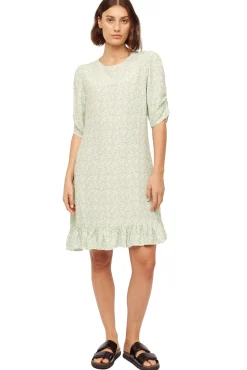 Kjole<Once Untold Ellen Dress Kjole Hvit Og Grønn