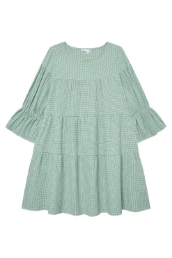 Kjole<Once Untold Indiana Dress Kjole Hvit Og Grønn