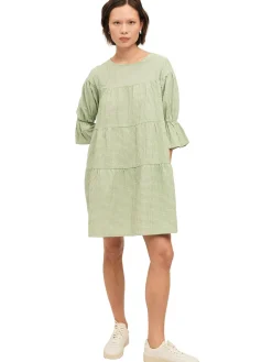 Kjole<Once Untold Indiana Dress Kjole Hvit Og Grønn