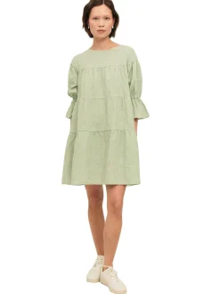 Kjole<Once Untold Indiana Dress Kjole Hvit Og Grønn