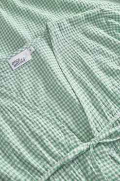 Skjorter<Once Untold Indiana String Blouse Skjorte Hvit Og Grønn