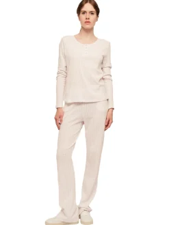 Genser<Once Untold Sophie button sweater Genser Lyserosa