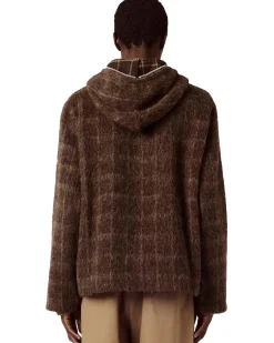 Genser<Our Legacy Full Zip Hood Genser Brun Melert