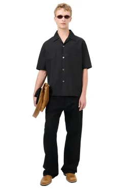 Skjorte<Our Legacy HEUSEN SHIRT SHORTSLEEVE Skjorte Sort