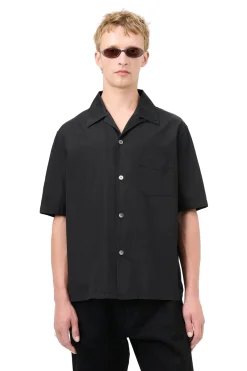 Skjorte<Our Legacy HEUSEN SHIRT SHORTSLEEVE Skjorte Sort