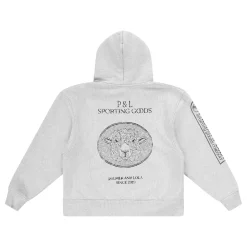 Genser<PAL Wolds Hoody Hettegenser Lys Grå Melert