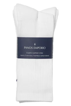 Tilbehør<Panos Emporio 3 PK Casper Tech Tennis Sokker Hvit