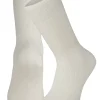 Tilbehør<Panos Emporio 2PK Calle Premium Mercerized Wool Rib Sokker Off-White