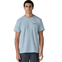 T-Shirt<Patagonia Fitz Roy Icon Responsibili-Tee T-shirt Lyseblå
