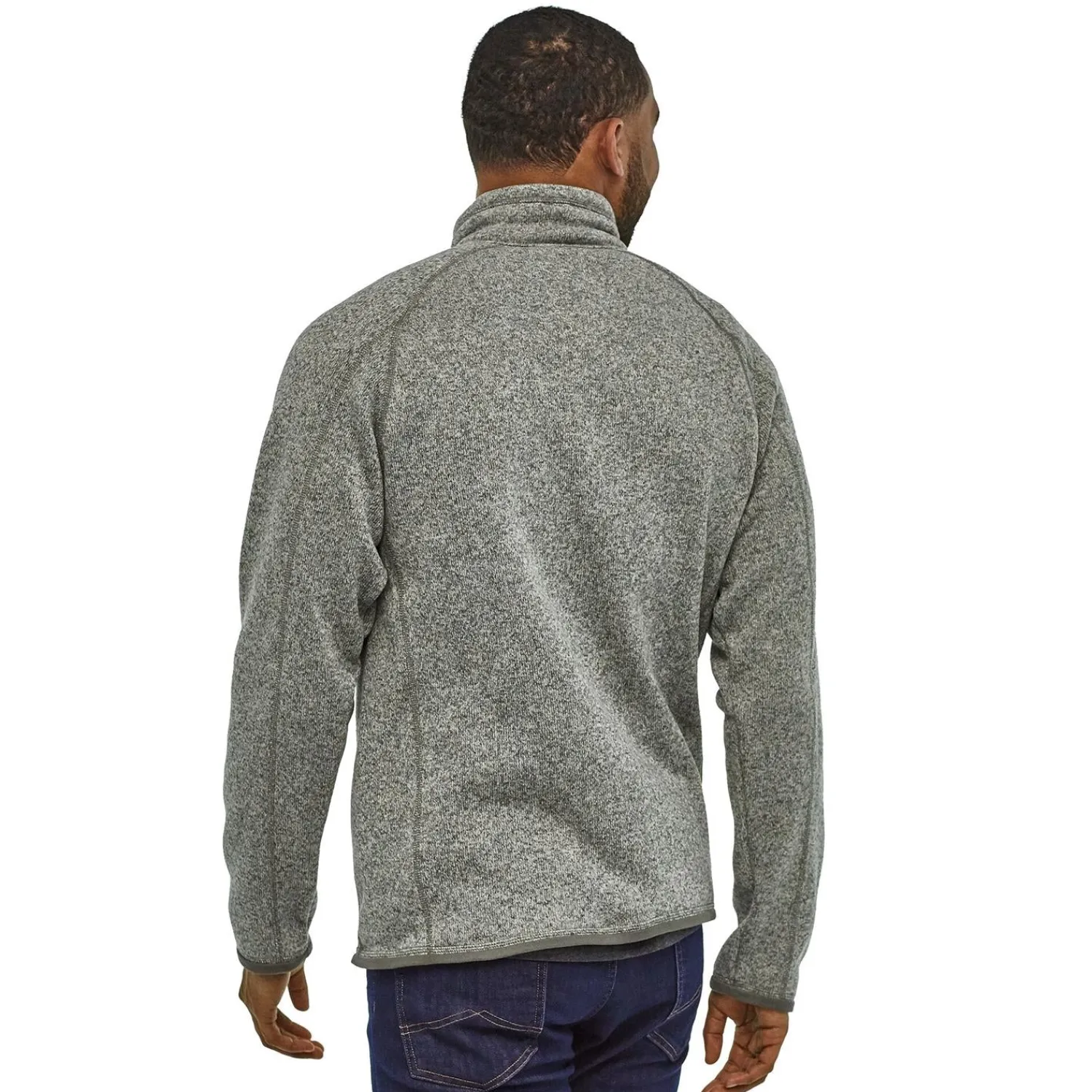Genser<Patagonia M Better Sweater 1/4 Zip Stonewash Genser Lys Grå Melert