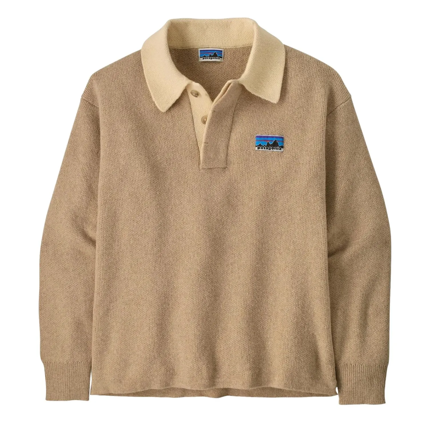 Genser<Patagonia Recycled Wool-Blend Rugby Sweater Genser Beige