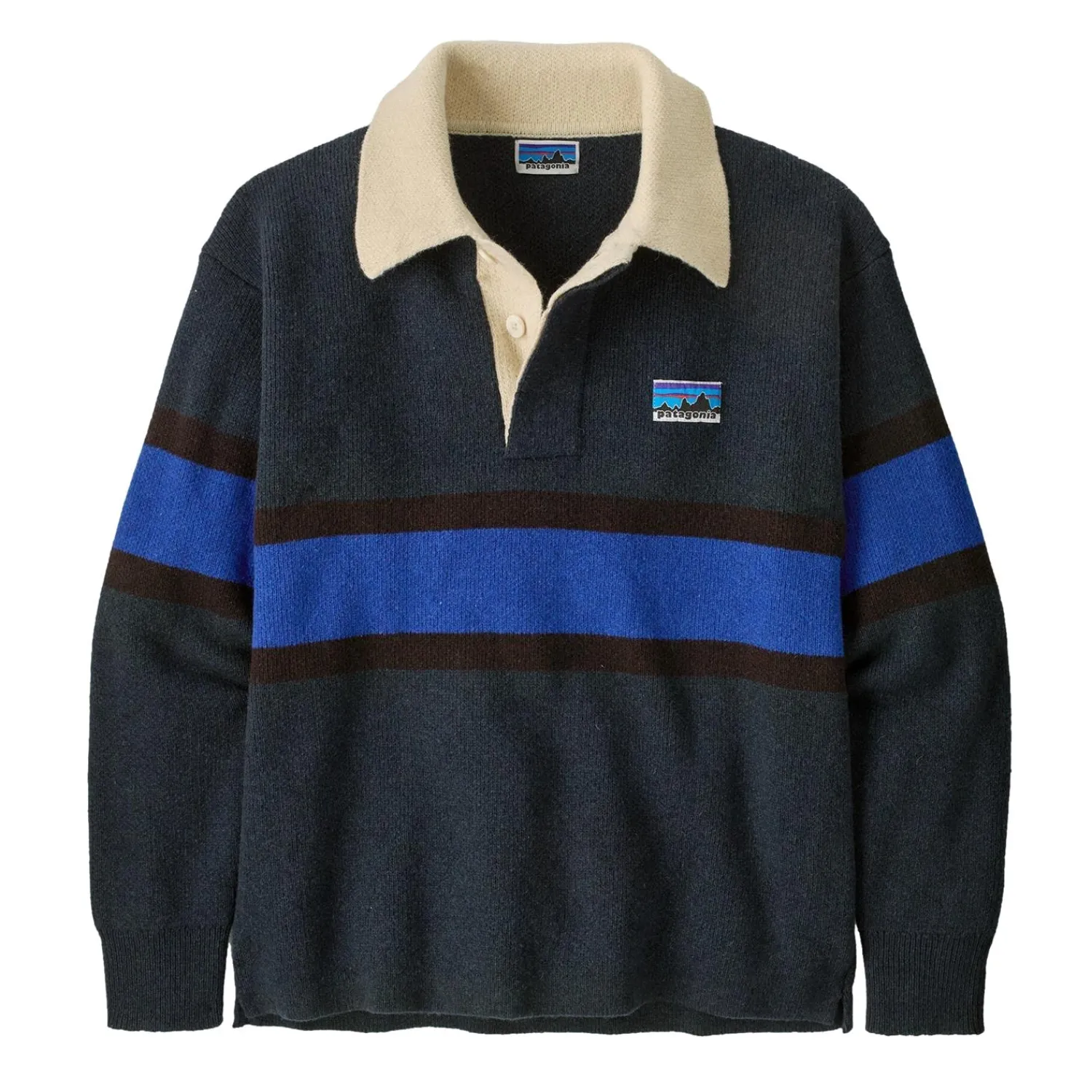 Genser<Patagonia Recycled Wool-Blend Rugby Sweater Genser Mørkeblå
