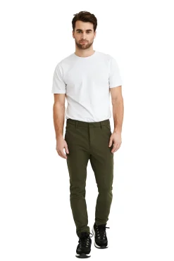 Bukser<Plain JoshPL 315 Army Bukse Mørkegrønn