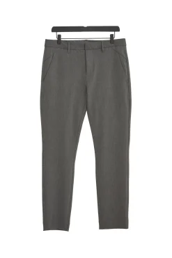 Bukser<Plain JoshPL 315 Grey Melange Bukse Lysegrå