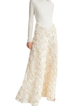 Kjole<ROTATE Long Sleeve Maxi Dress Kjole Off-White