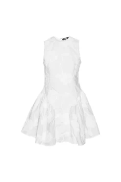 Kjole<ROTATE Poplin Mini Dress Kjole Hvit