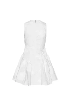 Kjole<ROTATE Poplin Mini Dress Kjole Hvit