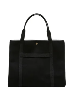 Rue De Verneuil|Veske<Rue de Verneuil Traversée L Whip Black Flannel Veske Sort