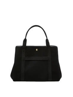 Rue De Verneuil|Veske<Rue de Verneuil Traversée M Whip Black Flannel Veske Sort