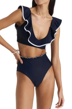 Badetøy<Seaquelle Deep Bikini Top Badetøy Mørkeblå