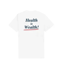 T-Shirt|T-Shirt<Sporty & Rich Health is Wealth T-Shirt T-shirt Hvit