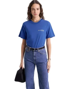 T-Shirt|T-Shirt<Sporty & Rich Health is Wealth T-Shirt T-shirt Blå