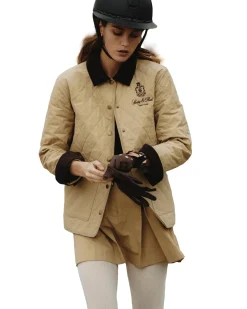 Jakke<Sporty & Rich Vendome Quilted jacket Jakke Beige