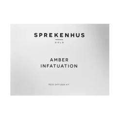 Sprekenhus|Velvære<Sprekenhus Diffuser Kit 250ml - Amber Infatuation Duftpinner Hvit