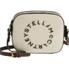 Veske|Stella Mccartney<Stella McCartney Camera Bag Canvas & Embossed Veske Brun/Beige