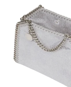 Stella Mccartney|Veske<Stella McCartney Falabella Tiny Tote Veske Sølv