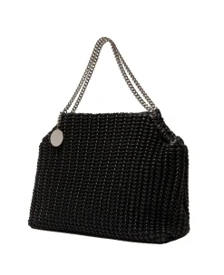 Stella Mccartney|Veske<Stella McCartney Falabella Drawstring Bag Embroidery Veske Sort