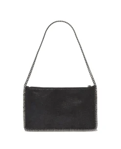 Stella Mccartney|Veske<Stella McCartney Pochette Eco Shaggy Deer Veske Sort