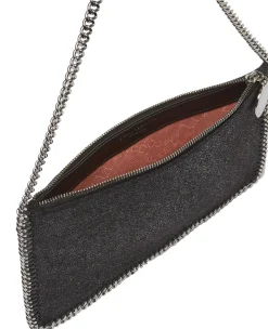 Stella Mccartney|Veske<Stella McCartney Pochette Eco Shaggy Deer Veske Sort