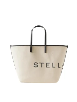 Stella Mccartney|Veske<Stella McCartney Tote Bag Eco Canvas Veske Ecru