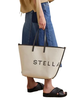 Stella Mccartney|Veske<Stella McCartney Tote Bag Eco Canvas Veske Ecru