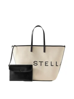 Stella Mccartney|Veske<Stella McCartney Tote Bag Eco Canvas Veske Ecru