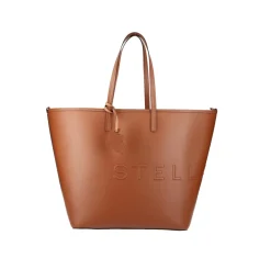 Stella Mccartney|Veske<Stella McCartney Tote Bag Eco Alter Mat Veske Brun